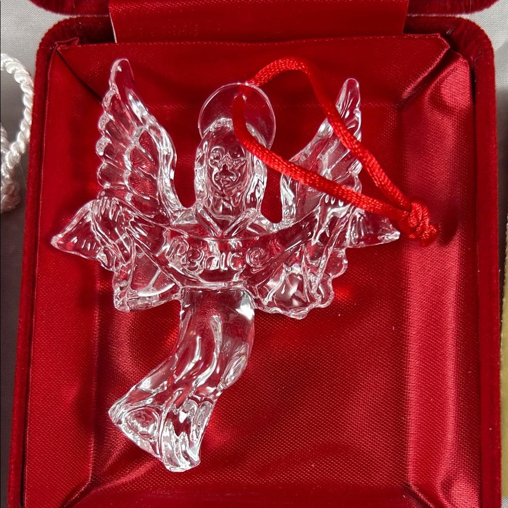 Waterford Crystal The Millennium Angels Ornament - 3rd Edition “Peace”